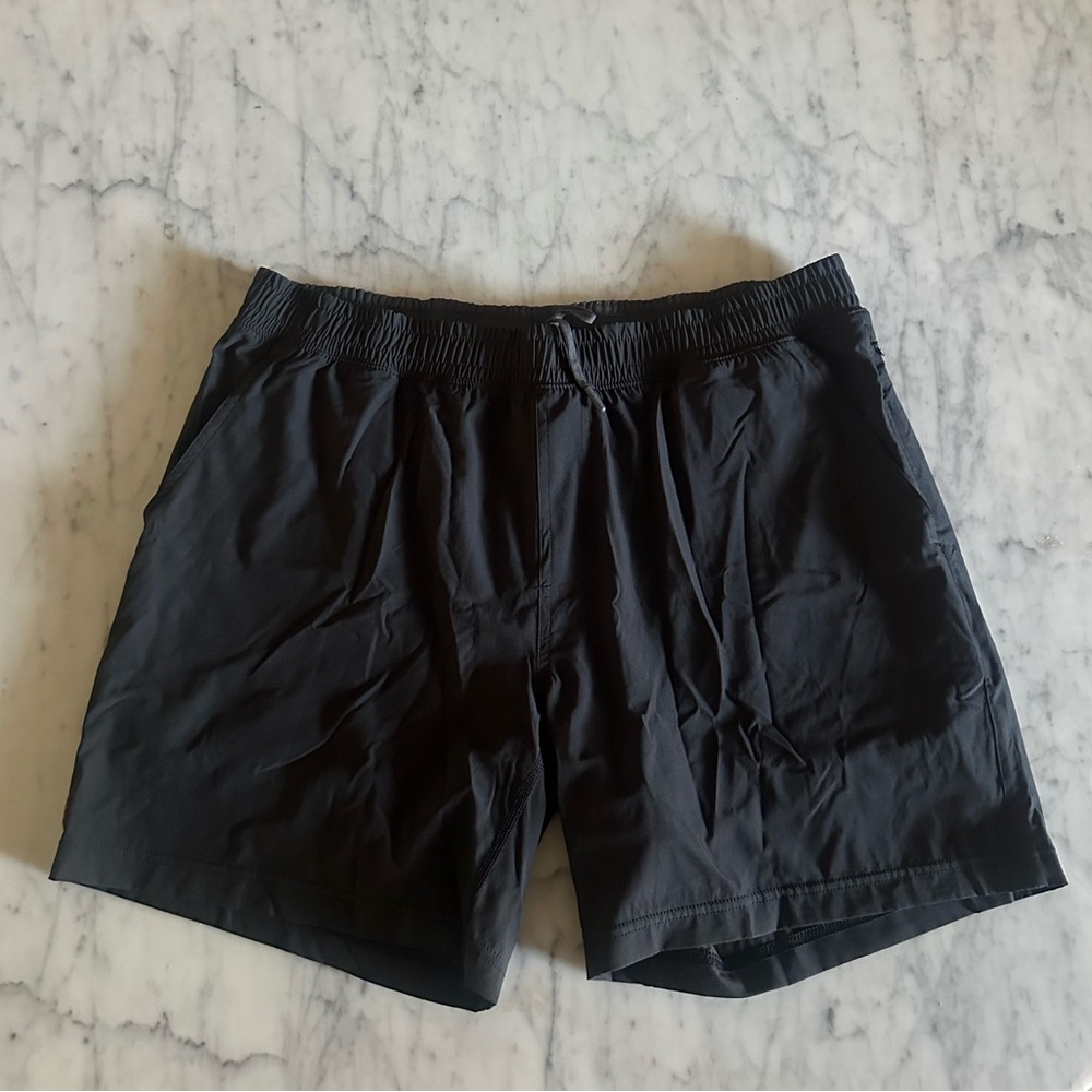 Rhone Men’s Athletic Shorts w/ Built-In Compression Liner – Size XL